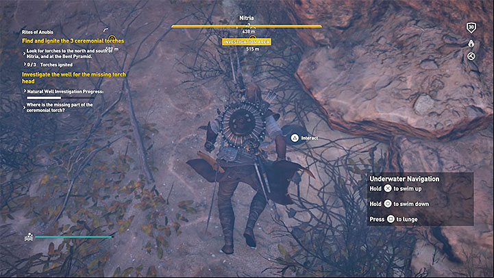 After unlocking the quest, you must follow Nefertari and go through Nitria village - Saqqara Nome side quests and quest map | Walkthrough - Side quests - Assassins Creed Origins Guide