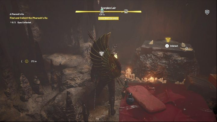 In this mission you need to find Ramses eyes - A Pharaohs Ka - AC Origins The Curse of the Pharaohs DLC | Main quests - Main quests - Assassins Creed Origins Guide