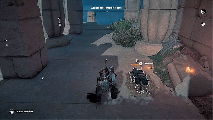 The best way to reach a fort is to climb a wall or to jump from a roof of one of neighbor houses - How to infiltrate forts in Assassins Creed Origins? - FAQ - Assassins Creed Origins Guide