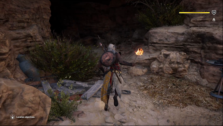 Go around them and reach a age located vis-a-vis the entrance - Tombs in Uab Nome Walkthrough - Tombs - Assassins Creed Origins Guide