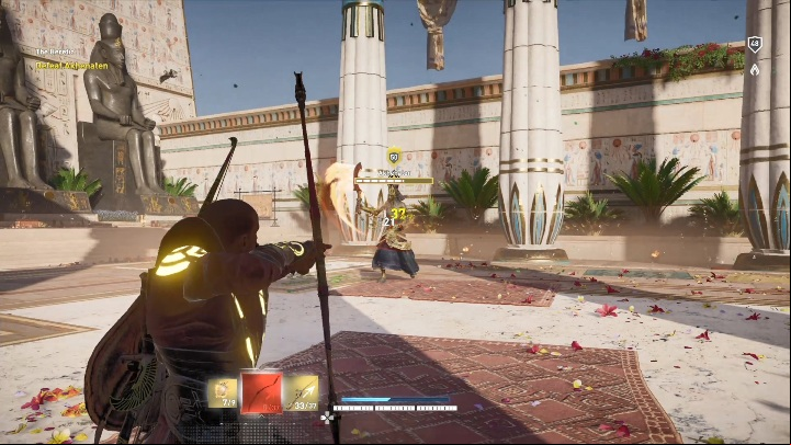 This boss uses swing attacks - How to kill Akhenaten in AC The Curse of the Pharaohs DLC? - Basic questions - Assassins Creed Origins Guide