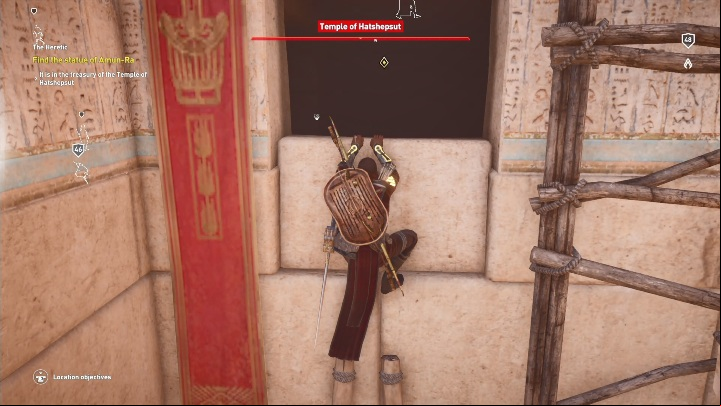 Head to Temple of Hatshepsut - The Heretic - AC Origins The Curse of the Pharaohs DLC | Main quests - Main quests - Assassins Creed Origins Guide