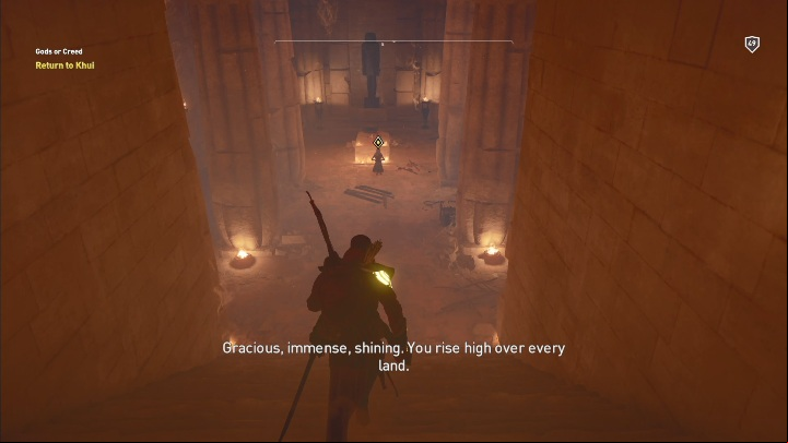 Speak with him again - Afterlife - Aten - AC Origins The Curse of the Pharaohs DLC | Side quests - Underworld and Side quests - Assassins Creed Origins Guide