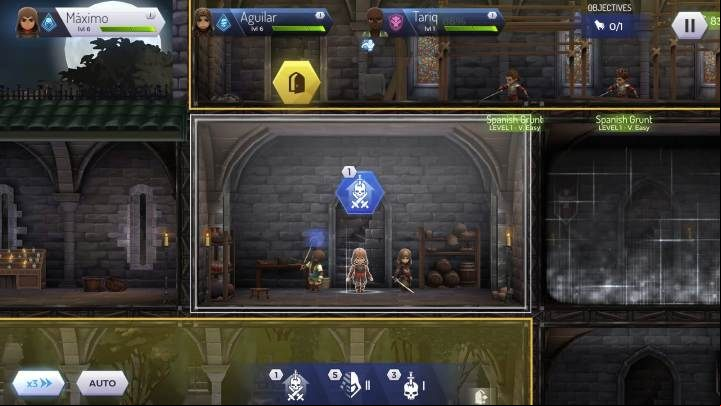 The auto mode can be combined with the acceleration available in the game - Auto Mode in Assassins Creed Rebellion - Missions - Assassins Creed Rebellion Guide