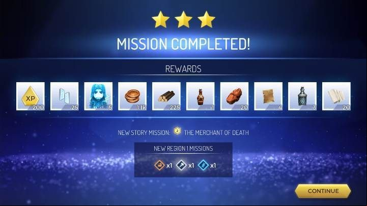 Story missions provide a variety of resources - Mission types in Assassins Creed Rebellion - Missions - Assassins Creed Rebellion Guide