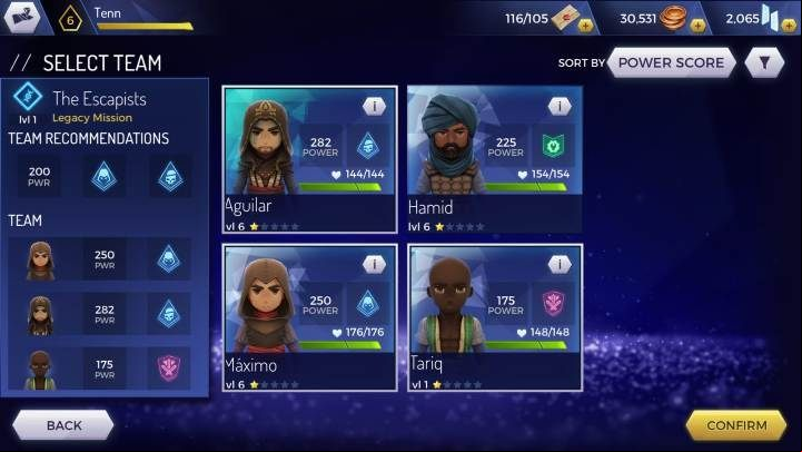 There is one more choice before you start a mission - How to start a mission in Assassins Creed Rebellion? - Missions - Assassins Creed Rebellion Guide
