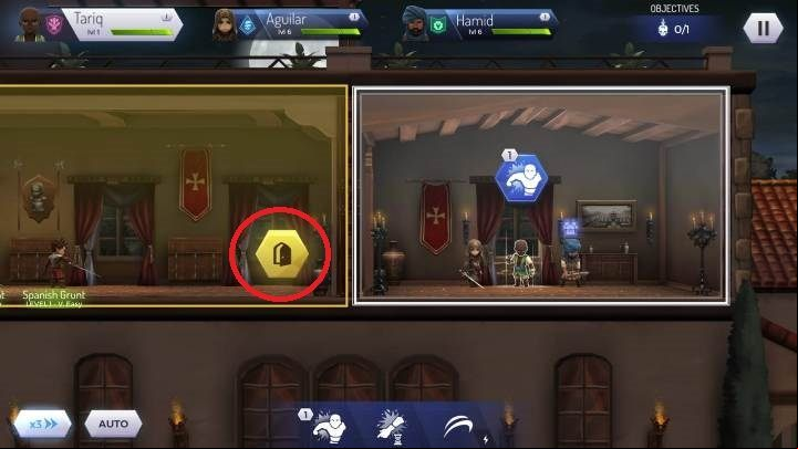 As you complete mission in the game, you move between different rooms - Can I get lost during a mission in Assassins Creed Rebellion? - Missions - Assassins Creed Rebellion Guide