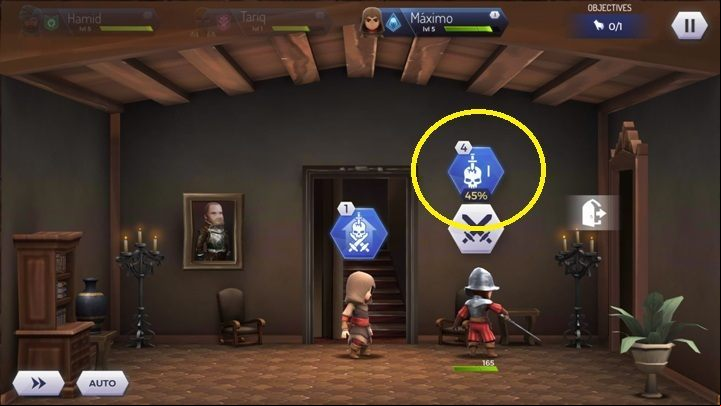 In order to do a stealth kill, you must have an assassin on your team with a build for stealth kills - How to fight with enemies in Assassins Creed Rebellion? - Combat - Assassins Creed Rebellion Guide
