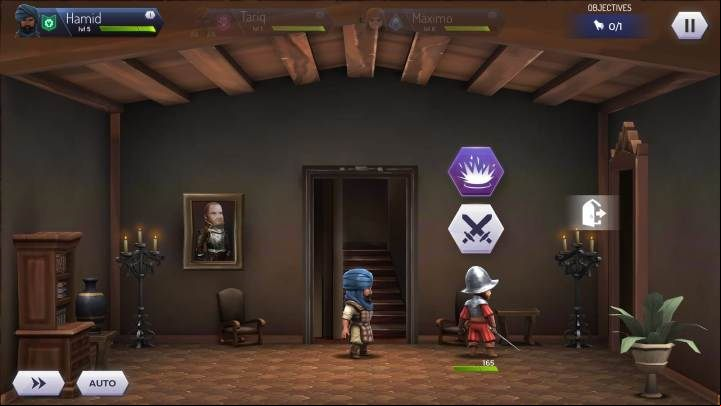 In order to make a bladed weapon attack you have to get close to your opponent and choose the proper activity - How to fight with enemies in Assassins Creed Rebellion? - Combat - Assassins Creed Rebellion Guide