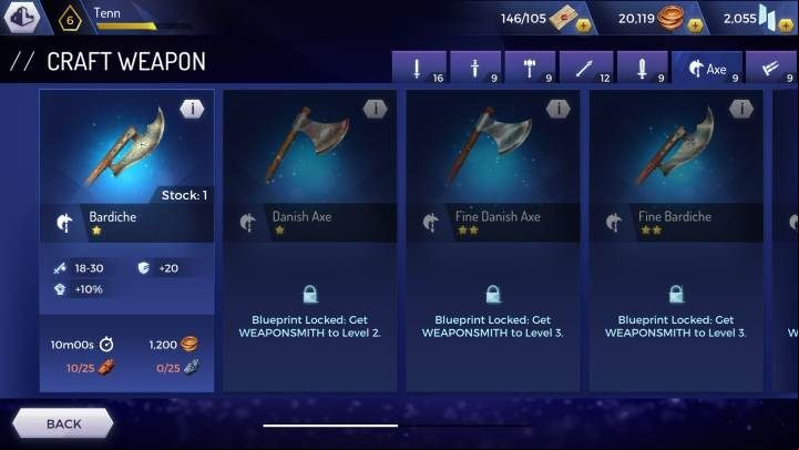 Bardiche - Weapons available in the Assassins Creed Rebellion game - Equipment - Assassins Creed Rebellion Guide