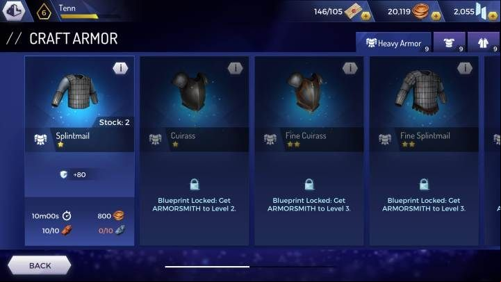 Splintmail - Armors available in the Assassins Creed Rebellion game - Equipment - Assassins Creed Rebellion Guide