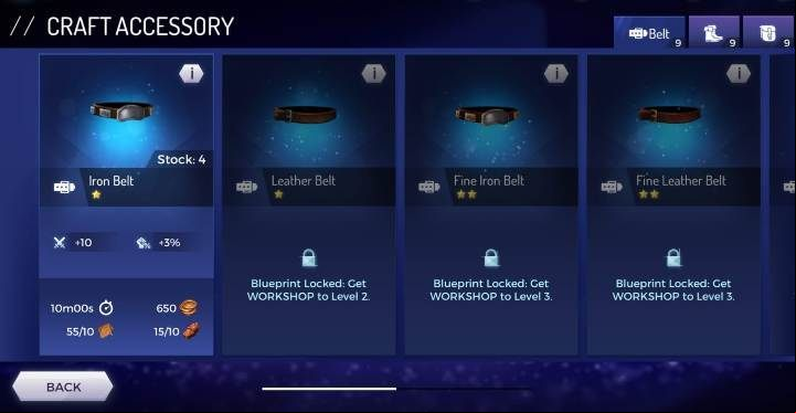 Iron Belt - Accessories available in the Assassins Creed Rebellion game - Equipment - Assassins Creed Rebellion Guide