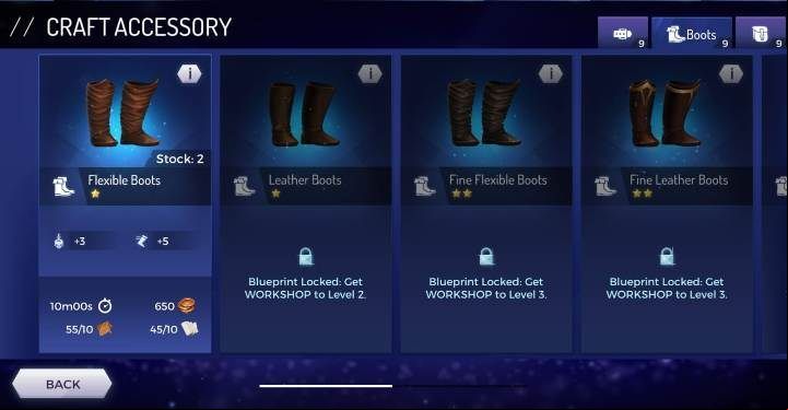 Flexible Boots - Accessories available in the Assassins Creed Rebellion game - Equipment - Assassins Creed Rebellion Guide