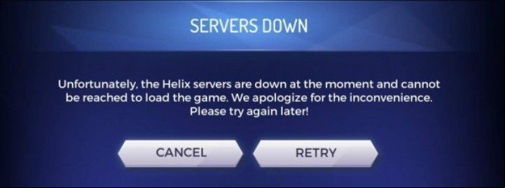 If after starting the game you see a message like the one on the screen above, unfortunately you will have to wait - Assassins Creed Rebellion Guide