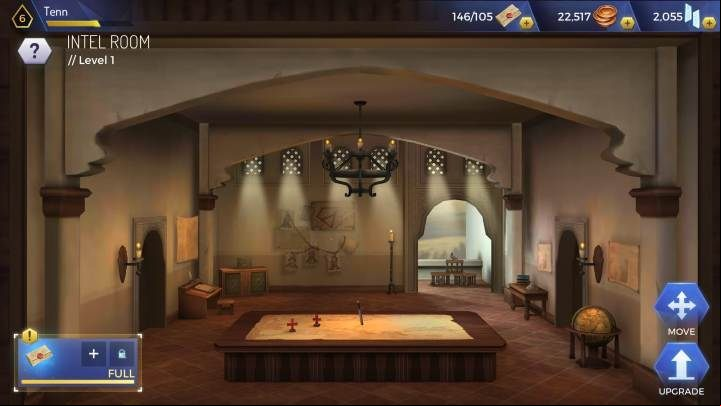 Level: 3 - Types of headquarters rooms in Assassins Creed Rebellion - Headquarters - Assassins Creed Rebellion Guide