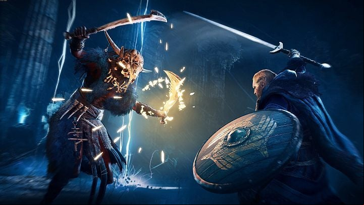 The first time you can choose the difficulty level is when you start a new game - Assassins Creed Valhalla: Difficulty levels - Basics - Assassins Creed Valhalla Guide and Walkthrough