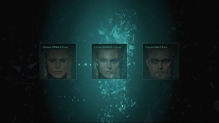 After a longer cut-scene, you will choose the gender of the main character of Assassin' - Assassins Creed Valhalla: Prologue walkthrough - Main Storyline - Assassins Creed Valhalla Guide and Walkthrough