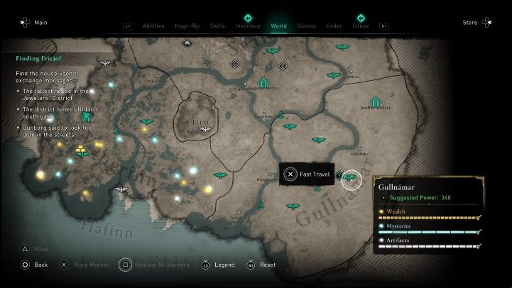 Your first objective is to find a house containing the needed clues - AC Valhalla Dawn of Ragnarok: Finding Frithjof - Walkthrough - Assassins Creed Valhalla Guide and Walkthrough