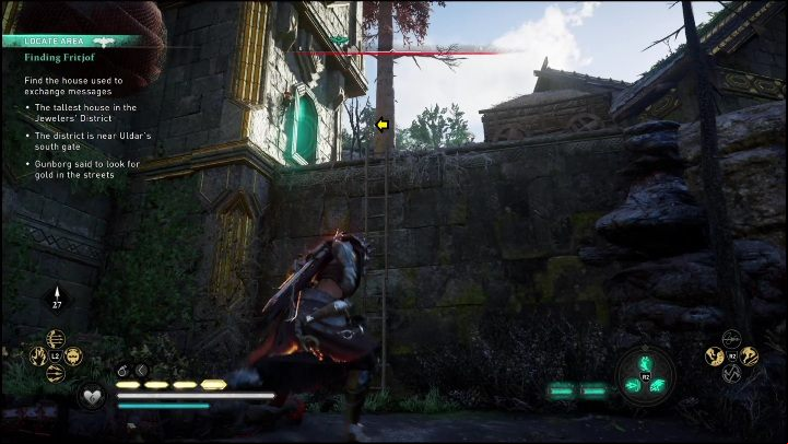 You should have no problems accessing the building - follow the rooftops and use Odin's Sight if possible - AC Valhalla Dawn of Ragnarok: Finding Frithjof - Walkthrough - Assassins Creed Valhalla Guide and Walkthrough