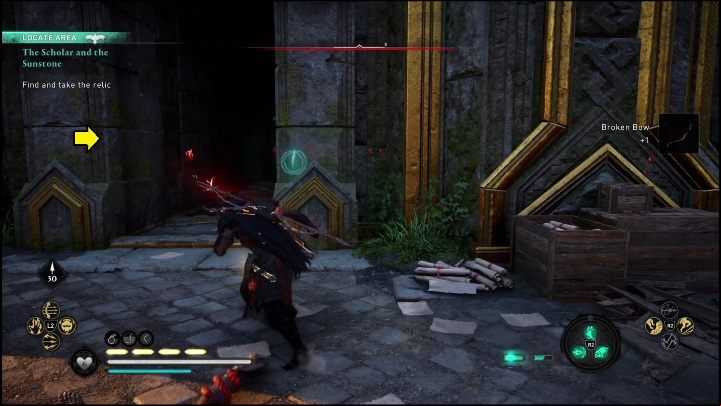 Your task is to get inside the building - AC Valhalla Dawn of Ragnarok: The Scholar and the Sunstone - Walkthrough - Assassins Creed Valhalla Guide and Walkthrough