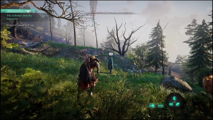 With the stone, return to Einar - AC Valhalla Dawn of Ragnarok: The Scholar and the Sunstone - Walkthrough - Assassins Creed Valhalla Guide and Walkthrough