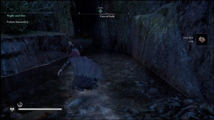 The end of your route is a cave that lies at the edge of a body of water - AC Valhalla Crossover Stories: Night and Day - Main missions - Assassins Creed Valhalla Guide and Walkthrough