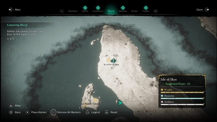 Location: northwestern part of the map - AC Valhalla Crossover Stories: Counting Sheep - all shards - Main missions - Assassins Creed Valhalla Guide and Walkthrough