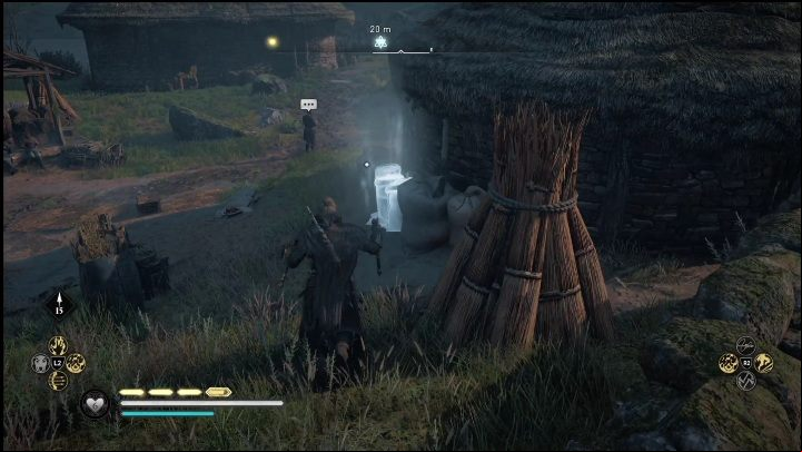 All that is left is 2 crushed barleys, located in the barrels - AC Valhalla Crossover Stories: The Drink of the Picts - Side missions - Assassins Creed Valhalla Guide and Walkthrough
