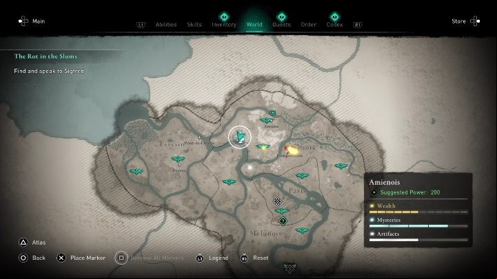 1 - AC Valhalla Siege of Paris: Cairn, Amienois - secrets, locations - Amienois - Assassins Creed Valhalla Guide and Walkthrough