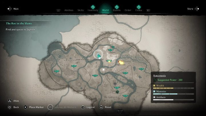You will find this opponent in the western part of the region, near the Evresin border - AC Valhalla Siege of Paris: Frankish Noble, Amienois - secrets, locations - Amienois - Assassins Creed Valhalla Guide and Walkthrough