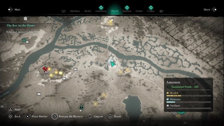 You will begin this mission by reaching the northern part of this region - AC Valhalla Siege of Paris: Hidden Justice, Amienois - Amienois - Assassins Creed Valhalla Guide and Walkthrough
