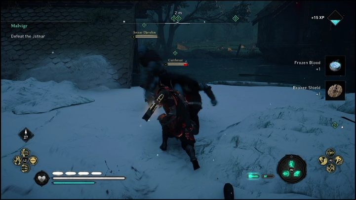 You will see three opponents outside - AC Valhalla Dawn of Ragnarok: Malvigr - Walkthrough - Assassins Creed Valhalla Guide and Walkthrough
