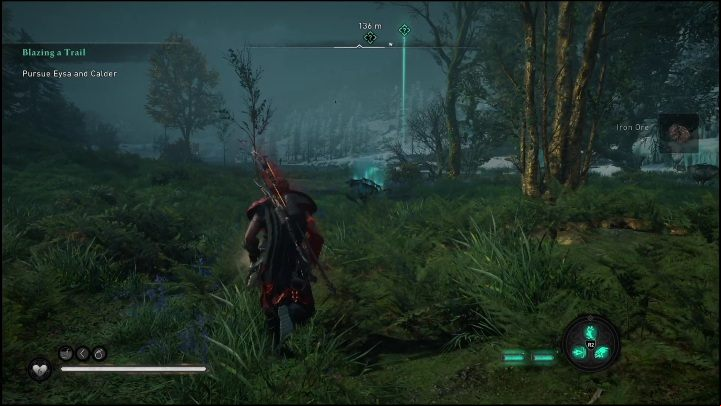 Follow the path so another objective marker will appear - AC Valhalla Dawn of Ragnarok: Blazing a Trail - Walkthrough - Assassins Creed Valhalla Guide and Walkthrough