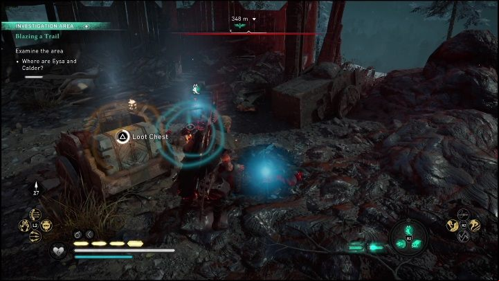 The next area is filled with enemies - AC Valhalla Dawn of Ragnarok: Blazing a Trail - Walkthrough - Assassins Creed Valhalla Guide and Walkthrough