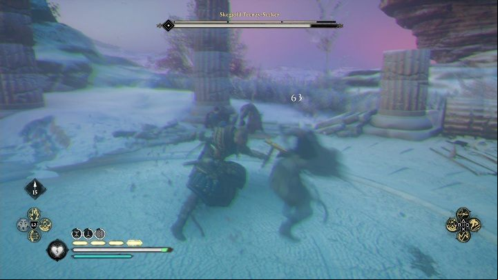 Go to this opponent with full health, rations and full adrenaline bar - Assassins Creed Valhalla: Lost Drengr - Snotinghamscire secrets, locations - Snotinghamscire - Assassins Creed Valhalla Guide and Walkthrough
