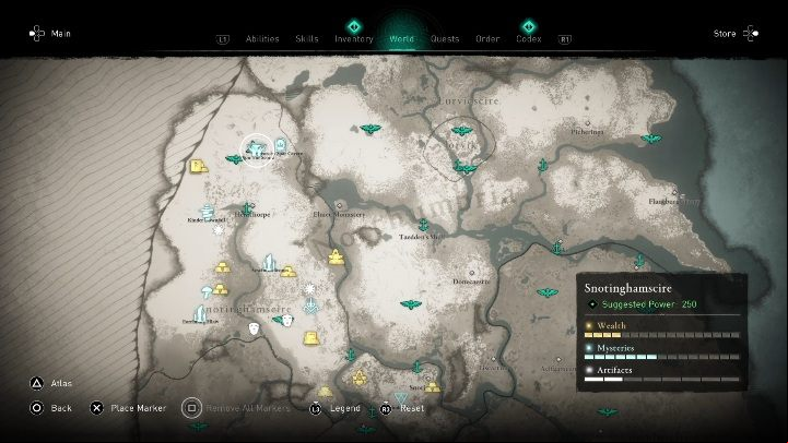 You will find this offering altar in the northern part of the region, right next to the synchronization point - Assassins Creed Valhalla: Offering Altar - Snotinghamscire secrets, locations - Snotinghamscire - Assassins Creed Valhalla Guide and Walkthrough