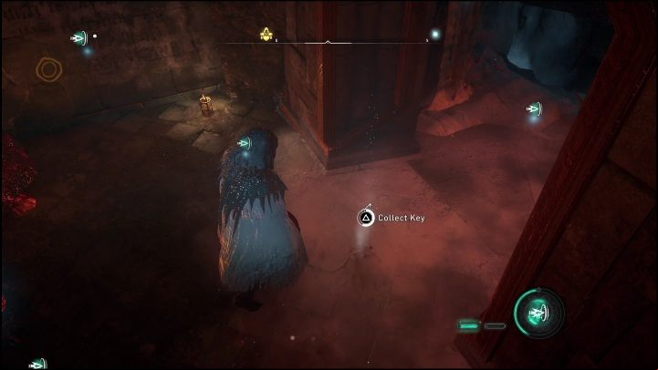 The key lies on the floor, between the walls - AC Valhalla Dawn of Ragnarok: Gear (Vangrinn) - list of all - Vangrinn - Assassins Creed Valhalla Guide and Walkthrough