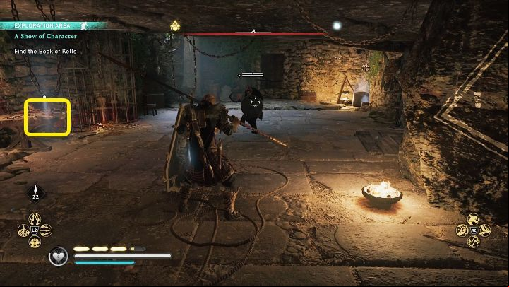 Go to the location indicated on the world map and enter the tomb - AC Valhalla Wrath of the Druids: A Show of Character - Walkthrough - Assassins Creed Valhalla Guide and Walkthrough