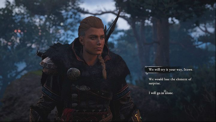 Stowe and Erke are waiting for you near the Saxon camp where many of Fulke's soldiers are stationed - Assassins Creed Valhalla: Arrive Unexpected - Southsexe - Assassins Creed Valhalla Guide and Walkthrough