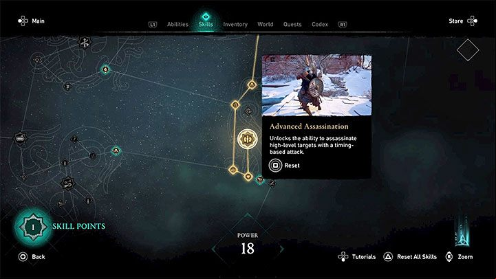Another skill that is extremely helpful in stealth actions is Advanced Assassination (lower part of the tree) - Assassins Creed Valhalla: Sneaking - Basics - Assassins Creed Valhalla Guide and Walkthrough