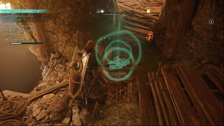 Examine a decorative coat with a swan symbol, an ancestral symbol of Hundbeorth - Assassins Creed Valhalla: In the absence of the Ealdorman - Lincolnscire - Assassins Creed Valhalla Guide and Walkthrough