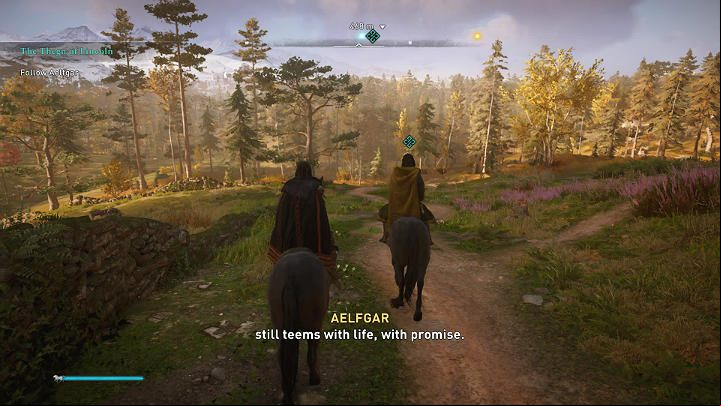 Aelfgar's manor is devastated for weeks by a big bear, so he wants to hunt this beast - Assassins Creed Valhalla: The Thegn of Lincoln - Lincolnscire - Assassins Creed Valhalla Guide and Walkthrough