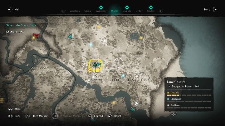 1 - Assassins Creed Valhalla: Where the Stone Falls - Lincolnscire - Assassins Creed Valhalla Guide and Walkthrough