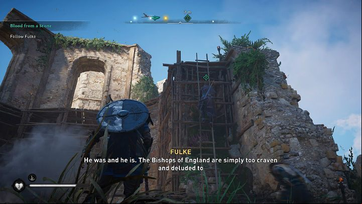 You will eventually reach the Evinghou Tower - Assassins Creed Valhalla: Blood from a Stone - Oxenefordscire - Assassins Creed Valhalla Guide and Walkthrough