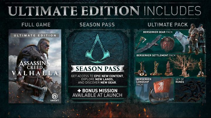 The Berserker Pack is offered free of charge to all holders of the Ultimate edition of Assassin's Creed Valhalla, i - Assassins Creed Valhalla: Pack / berserkers kit - Appendix - Assassins Creed Valhalla Guide and Walkthrough