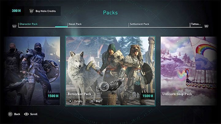 If you don't have the Ultimate game edition, you can also buy packages of berserker items in the game store - Assassins Creed Valhalla: Pack / berserkers kit - Appendix - Assassins Creed Valhalla Guide and Walkthrough