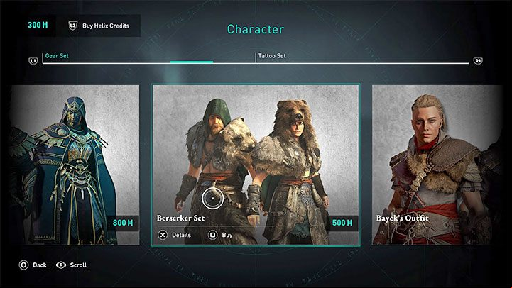 Cost: 500 Helix Credits in the store - Assassins Creed Valhalla: Pack / berserkers kit - Appendix - Assassins Creed Valhalla Guide and Walkthrough