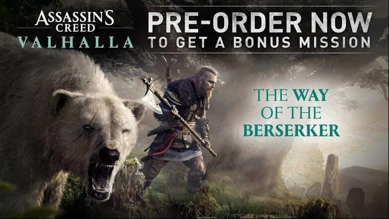 The side mission The Way of the Berserker is an award for all those who pre-ordered Assassin's Creed Valhalla - Assassins Creed Valhalla: Pack / berserkers kit - Appendix - Assassins Creed Valhalla Guide and Walkthrough