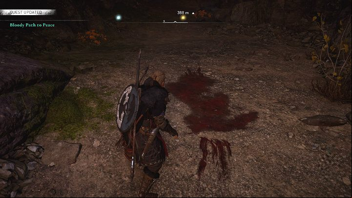 Once there, you will notice traces of blood - Assassins Creed Valhalla: Bloody Path to Peace - Sciropescire - Assassins Creed Valhalla Guide and Walkthrough