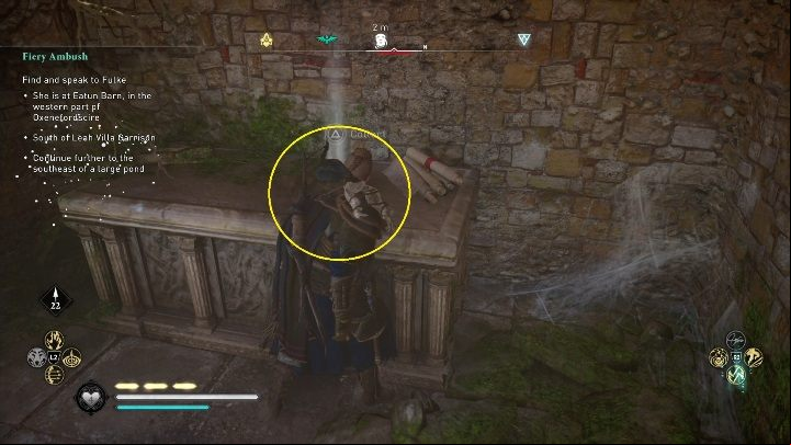 This may seem like a difficult task, but you just have to break the vases placed next to the shelf and then push it back - Assassins Creed Valhalla: Roman artifact - Oxenefordscire secrets, locations - Oxenefordscire - Assassins Creed Valhalla Guide and Walkthrough